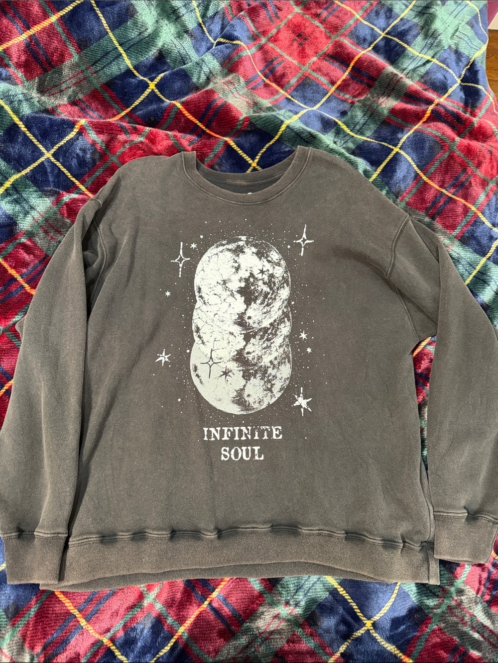 Hollister Graphic Crewneck Sweatshirt - Charcoal